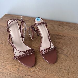 Adrienne Vittadini Brown Studded Heels